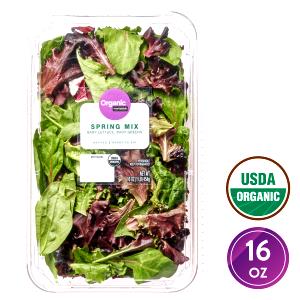 1 container (141 g) Organic Spring Mix (Container)