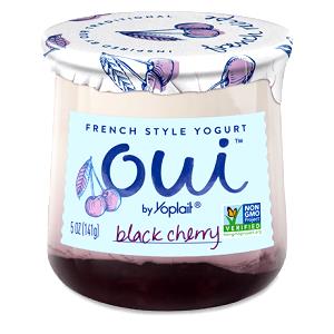 1 container (141 g) Oui French Style Yogurt - Black Cherry