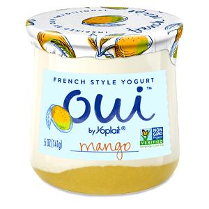 1 container (141 g) Oui French Style Yogurt - Mango