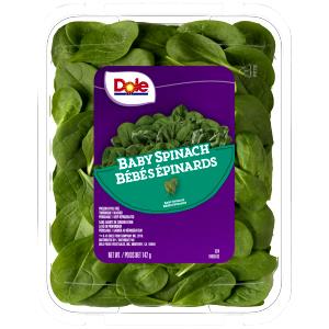 1 container (142 g) Baby Spinach & Spring Mix