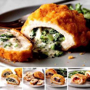 1 container (142 g) Chicken Breast with Rib Meat Cordon Bleu