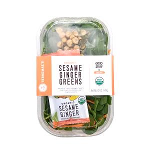1 container (147 g) Sesame Ginger Greens Salad Kit