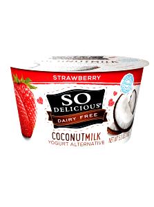 1 container (150 g) Coconut Milk Yogurt - Strawberry