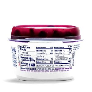 1 container (150 g) Cottage Cheese Blueberry