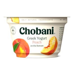1 container (150 g) Fruit on The Bottom Greek Nonfat Yogurt Peach
