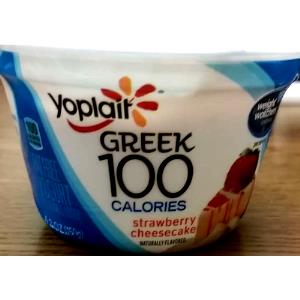 1 container (150 g) Greek 100 Calories - Strawberry Cheesecake