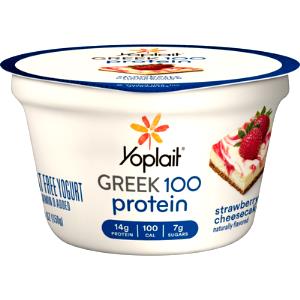 1 container (150 g) Greek 100 Protein - Strawberry Cheesecake