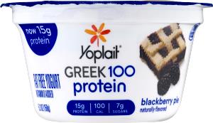 1 container (150 g) Greek 100 Yogurt - Blackberry Pie