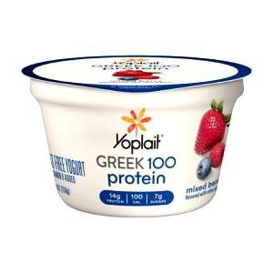1 container (150 g) Greek Blended Mixed Berry Nonfat Yogurt