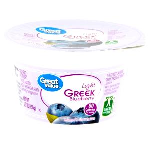 1 container (150 g) Greek Lite Blueberry Nonfat Yogurt