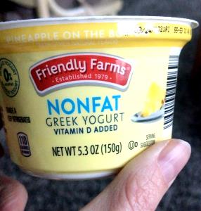 1 container (150 g) Greek Nonfat Pineapple Yogurt