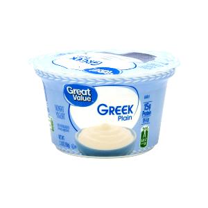 1 container (150 g) Greek Original Plain Nonfat Yogurt