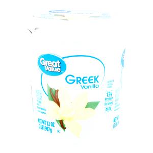 1 container (150 g) Greek Style Nonfat Yogurt - Vanilla