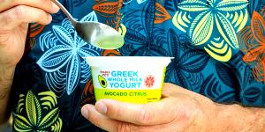 1 container (150 g) Greek Whole Milk Yogurt Avocado Citrus