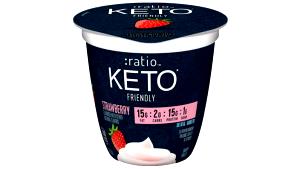1 container (150 g) Keto Friendly Strawberry Yogurt