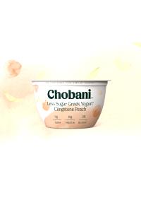 1 container (150 g) Less Sugar Greek Yogurt Clingstone Peach