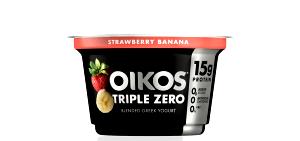 1 container (150 g) Oikos Fruit on The Bottom Nonfat Greek Yogurt - Strawberry Banana