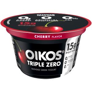 1 container (150 g) Oikos Triple Zero - Cherry