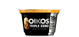 1 container (150 g) Oikos Triple Zero - Peanut Butter Banana