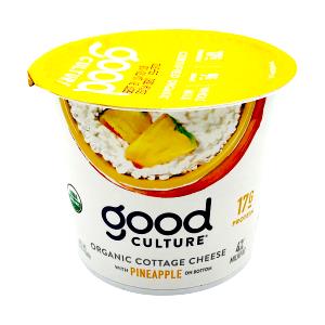 1 container (150 g) Organic Cottage Cheese Pineapple