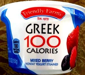 1 container (150 g) Organic Greek Nonfat Yogurt with Mixed Berries