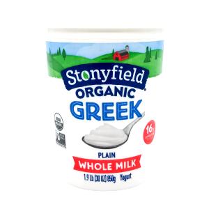 1 container (150 g) Organic Whole Milk Greek Yogurt Plain
