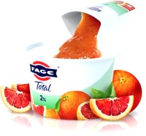 1 container (150 g) Total 2% Greek Yogurt with Blood Orange