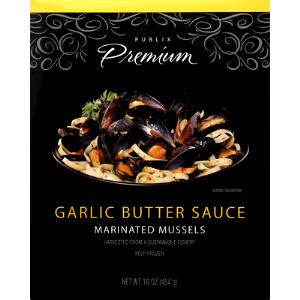 1 container (16 oz) Garlic Butter Sauce Marinated Mussels