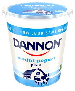 1 container (170 g) All Natural Plain Yogurt
