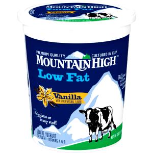 1 container (170 g) All Natural Yogurt - Vanilla