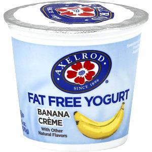 1 container (170 g) Banana Creme Nonfat Yogurt