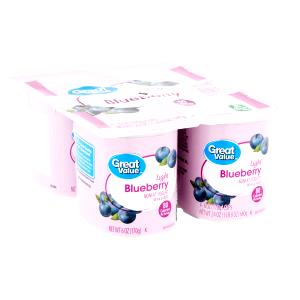 1 container (170 g) Blueberry Nonfat Yogurt