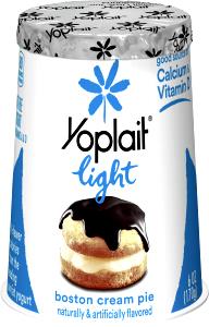 1 container (170 g) Boston Cream Pie Nonfat Yogurt
