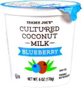 1 container (170 g) Cultured Coconut Milk Blueberry