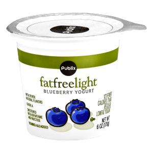 1 container (170 g) Fat Free Light Blueberry Yogurt