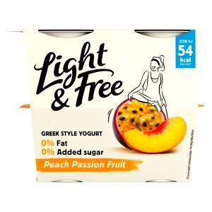 1 container (170 g) Fat Free Light Peach Mango Passionfruit Yogurt
