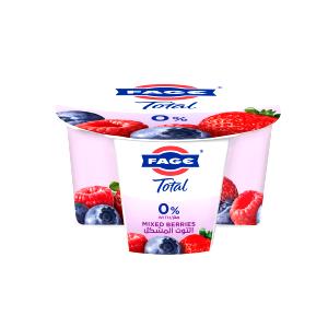1 container (170 g) Fat Free Mixed Berry Yogurt