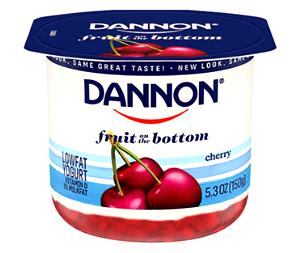1 container (170 g) Fruit on The Bottom Low Fat Yogurt - Cherry