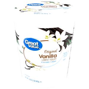 1 container (170 g) Light Fat Free Vanilla Yogurt