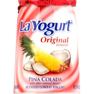 1 container (170 g) Light Nonfat Pina Colada Yogurt