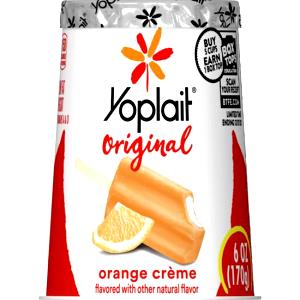 1 container (170 g) Low Fat Orange Creme Yogurt