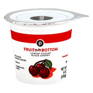 1 container (170 g) Lowfat All Natural Black Cherry Yoghurt