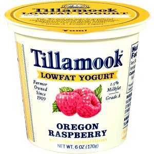 1 container (170 g) Lowfat Blended Raspberry Yogurt