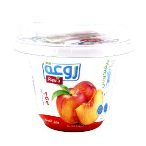 1 container (170 g) Lowfat Peach Yogurt