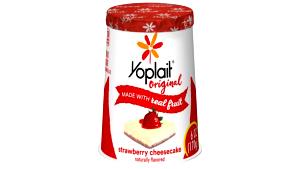 1 container (170 g) Lowfat Yogurt - Strawberry Cheesecake