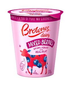 1 container (170 g) Mixed Berry Yogurt