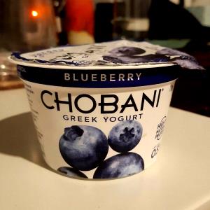 1 container (170 g) Nonfat Blueberry Yogurt