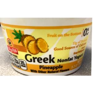1 container (170 g) Nonfat Greek Yogurt - Pineapple