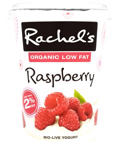 1 container (170 g) Organic Lowfat Raspberry Yogurt