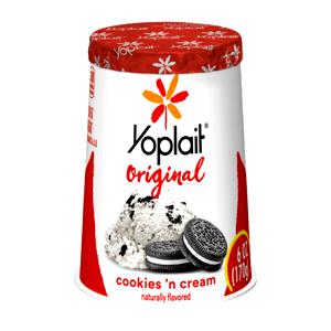 1 container (170 g) Original 99% Fat Free Yogurt - Cookies 